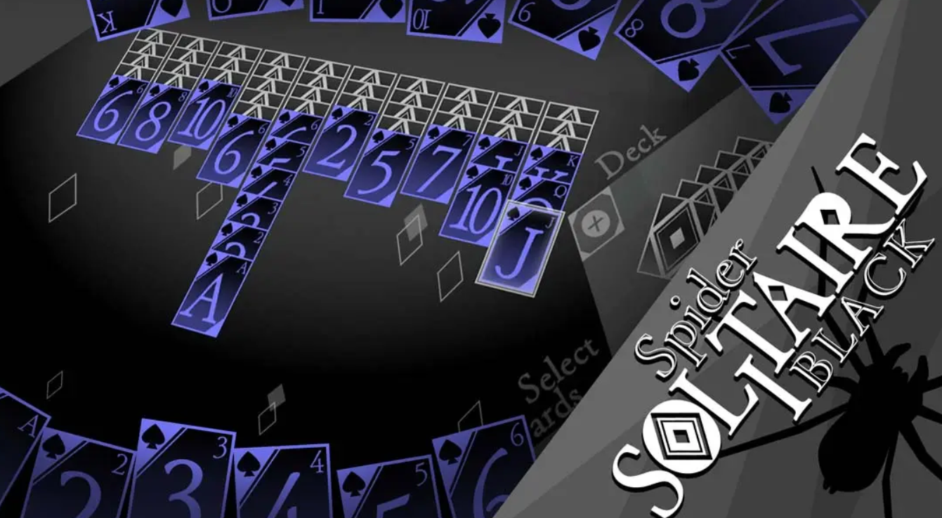 《蜘蛛纸牌 黑 .SpiderSolitaire BLACK》Switch版1.0.0补丁_0