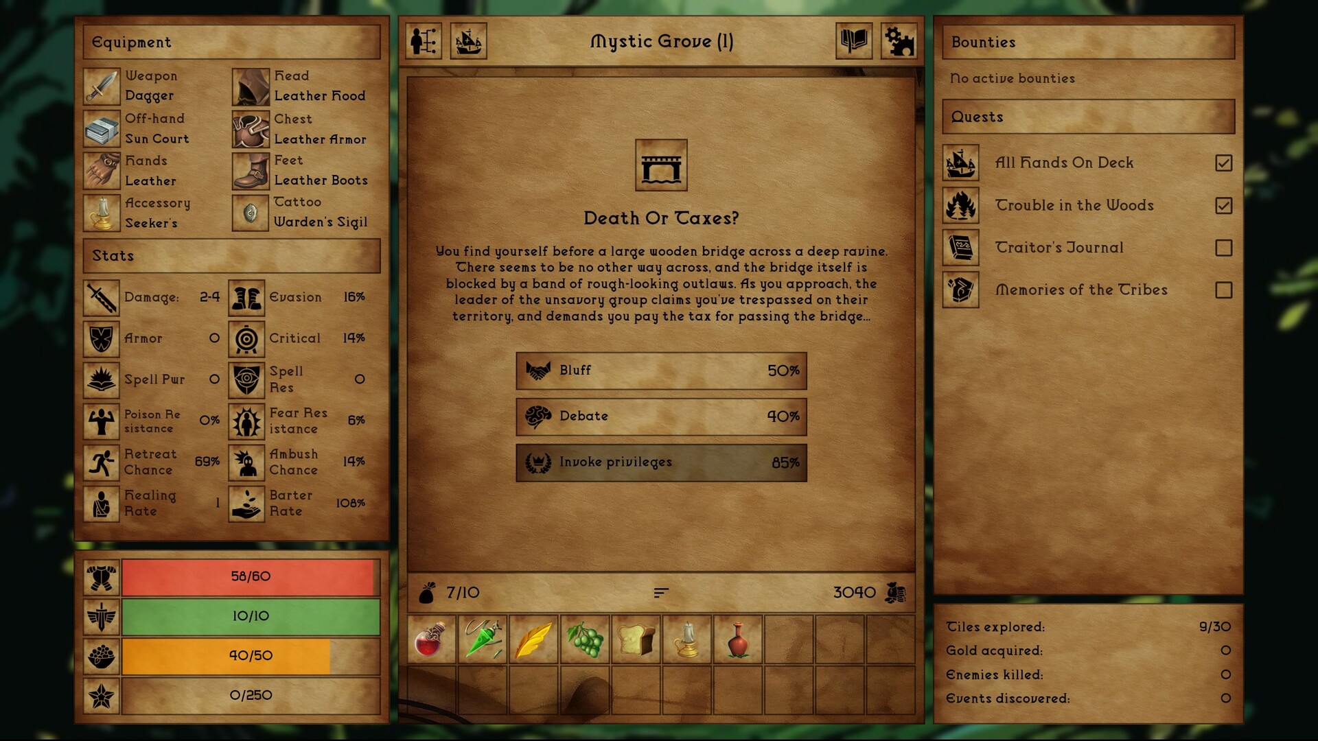 《黯潮/Grim Tides – Old School RPG》PC版v1.3.2_1