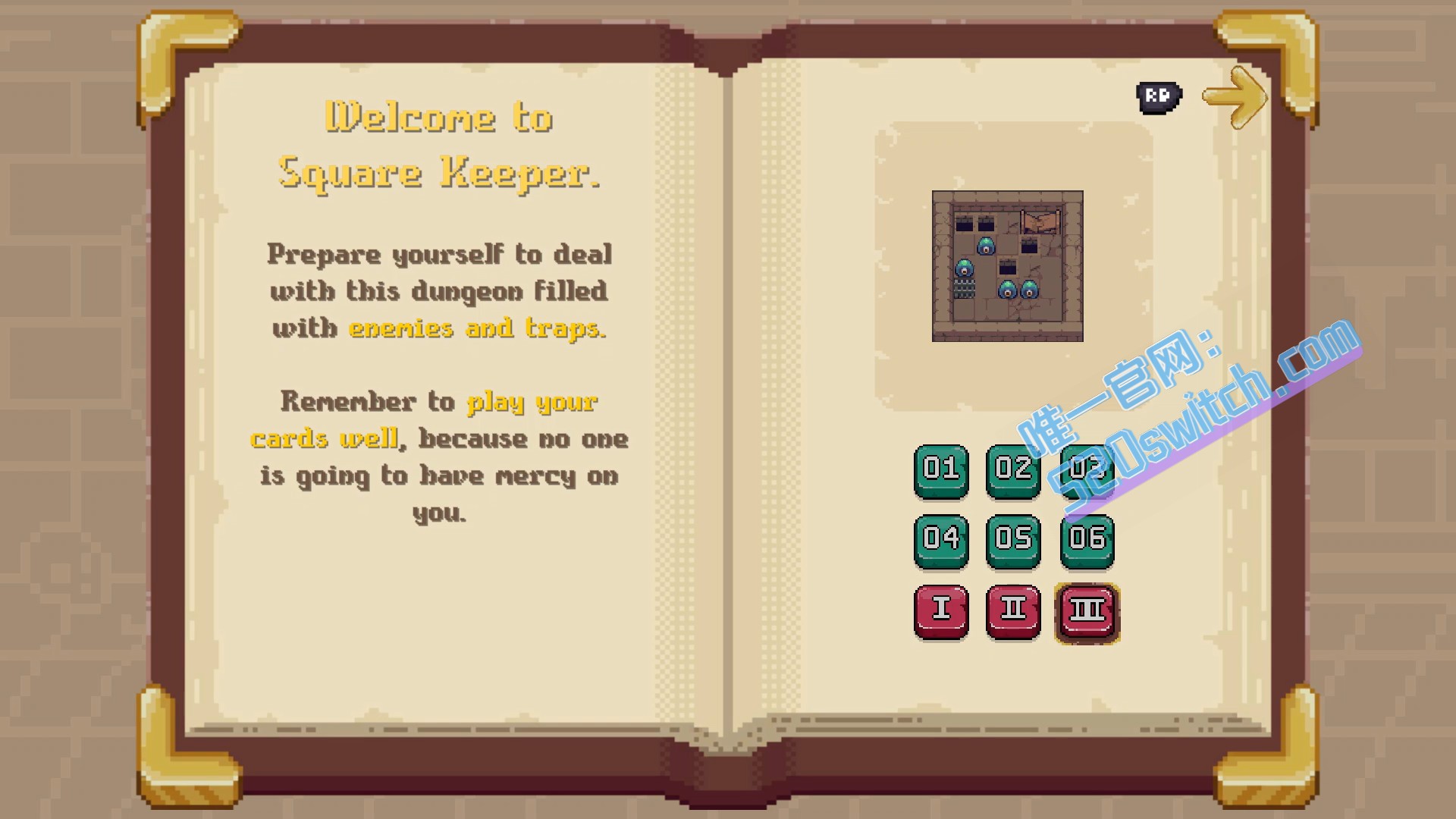 《方塔守护者 Square Keeper》Switch版1.0.0补丁_1