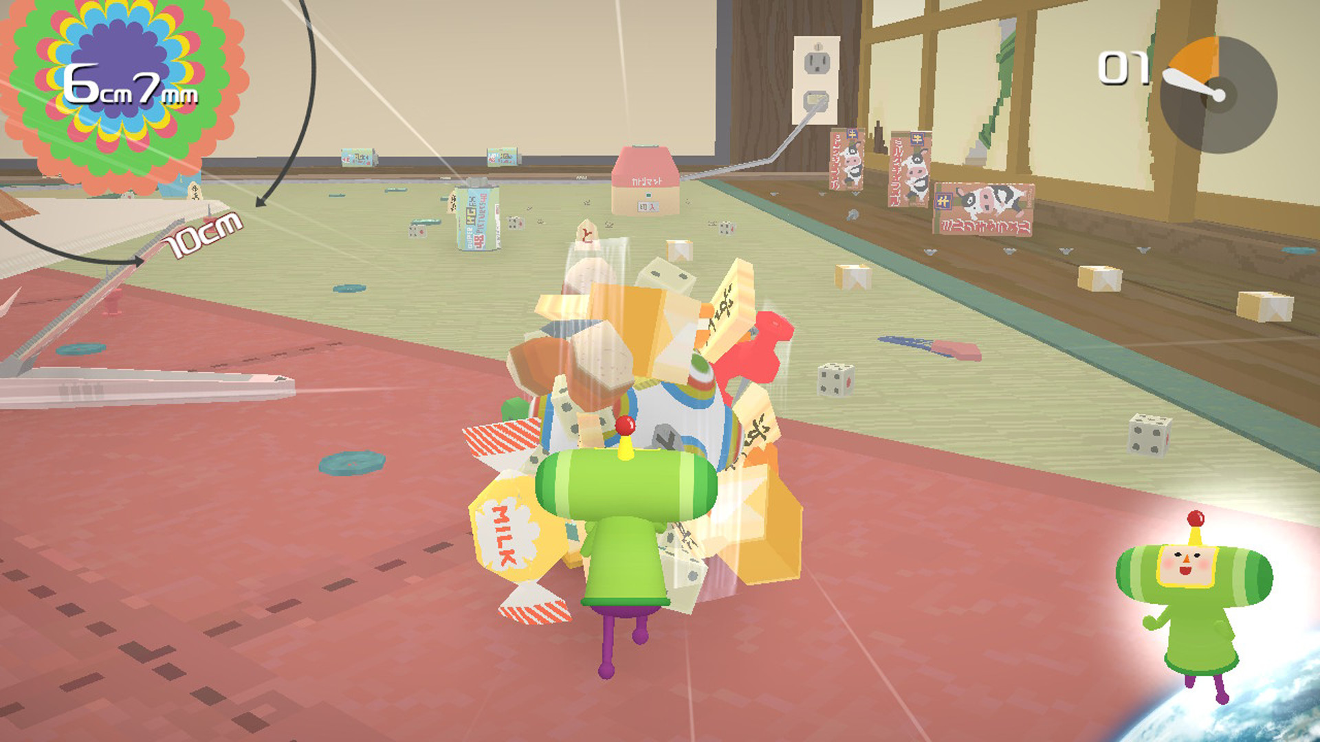 《块魂 安可 Katamari Damacy REROLL》Switch日版_2