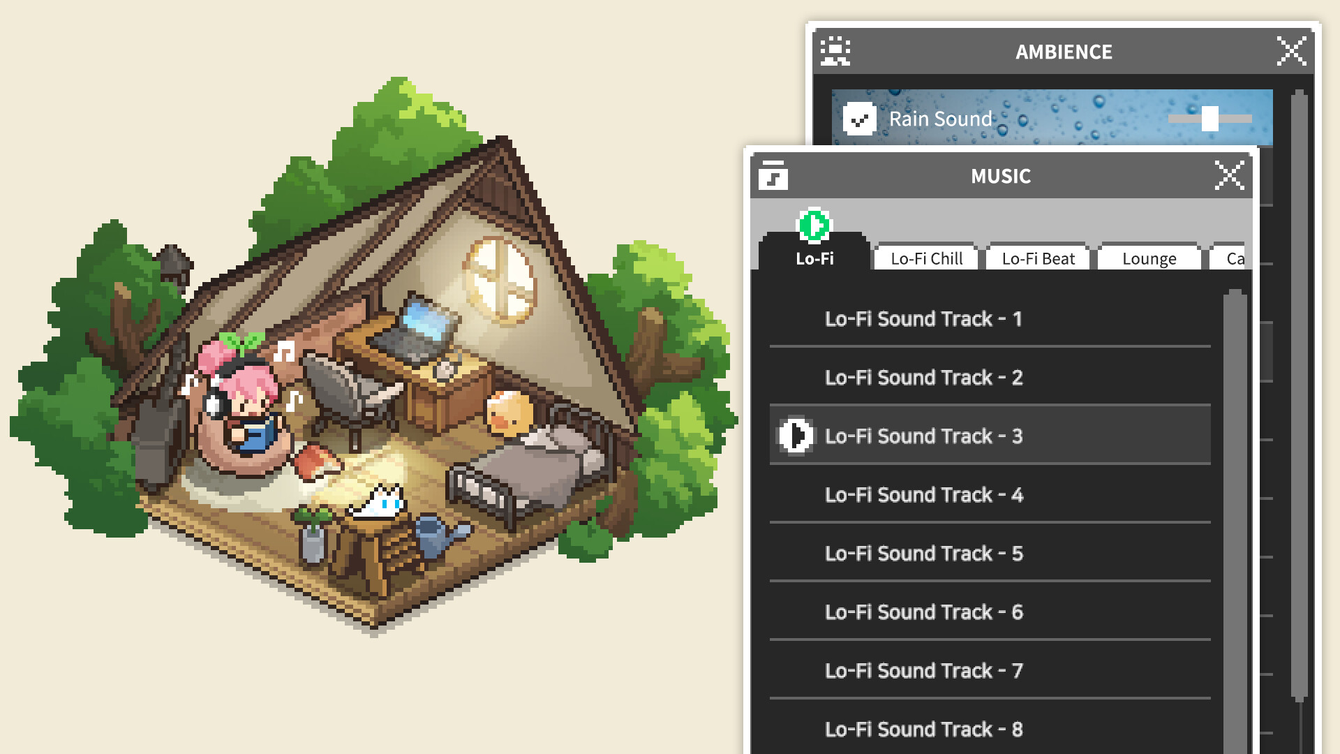 《迷你舒适房间：Lo-Fi/Mini Cozy Room: Lo-Fi》PC版v1.05.14_2