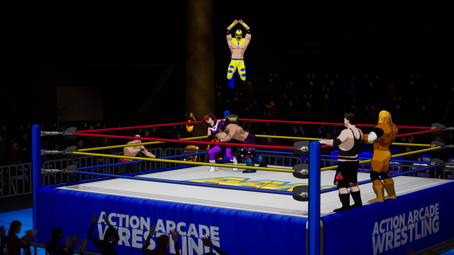 《动作街机摔跤 Action Arcade Wrestling》Switch版1.2.1补丁_1