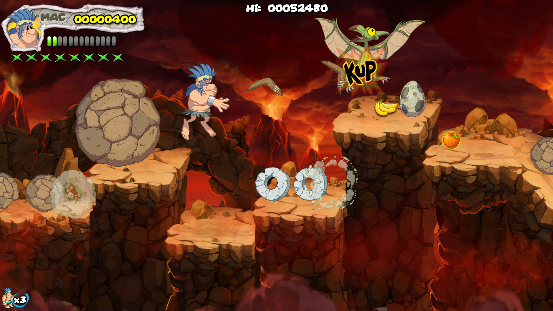 《战斗原始人 New Joe & Mac: Caveman Ninja》Switch版1.0.1补丁_2