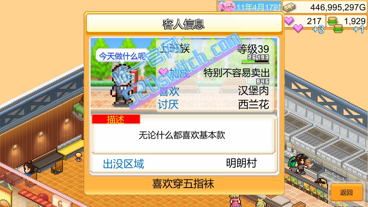 《创意汉堡物语 Burger Bistro Story》Switch版1.51补丁_1