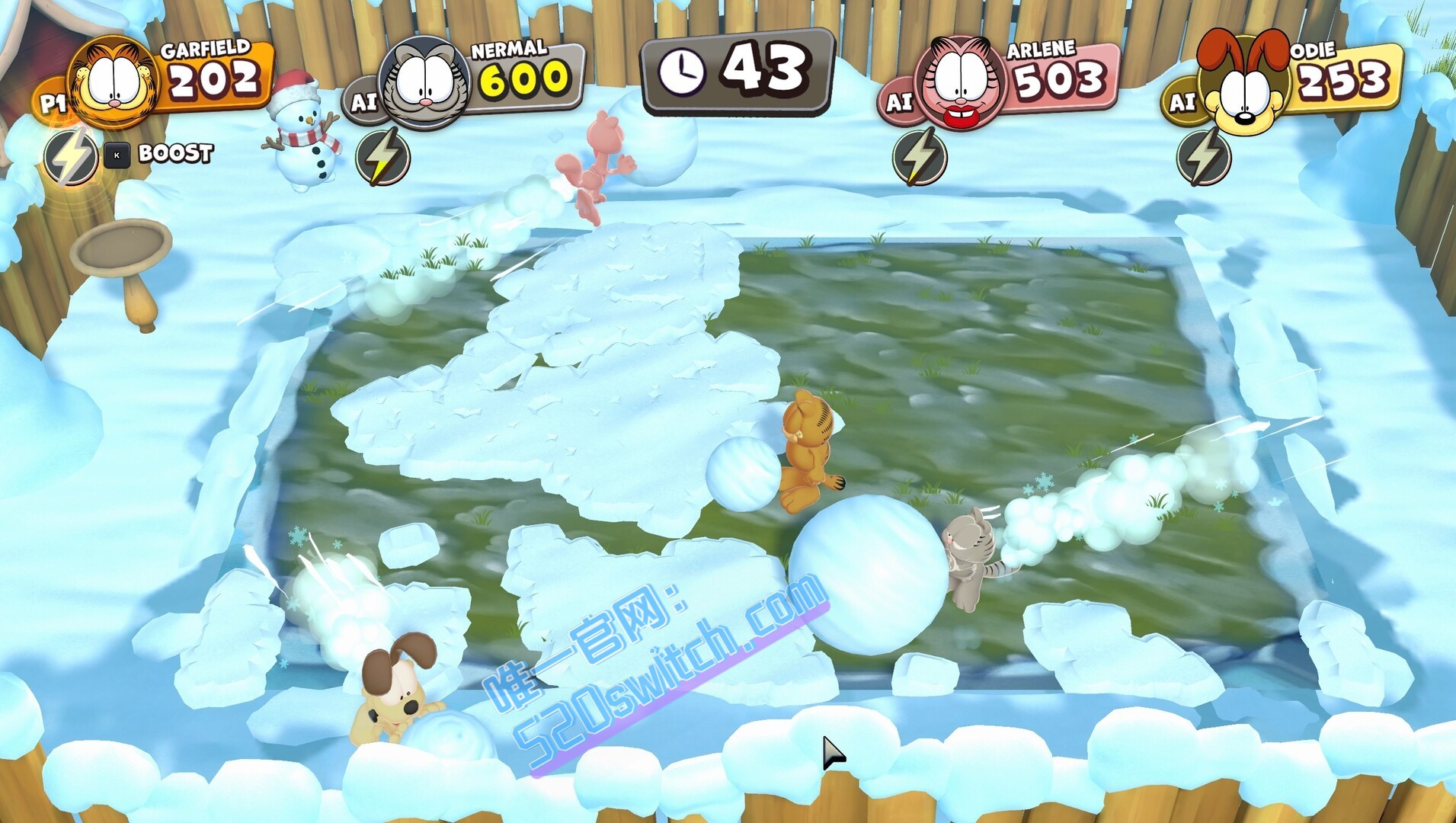 《加菲猫千层面派对 Garfield Lasagna Party》Switch 1.0.3补丁_1