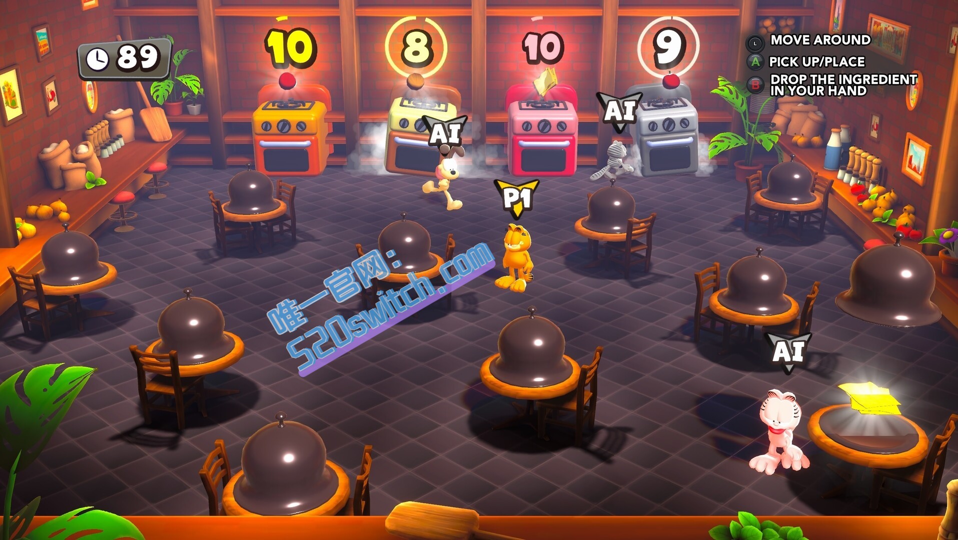 《加菲猫千层面派对 Garfield Lasagna Party》Switch 1.0.3补丁_2