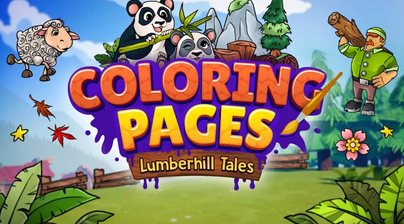 《着色页:兰伯希尔故事 Lumberhill Tales: Coloring Pages》Switch版1.0.0补丁+2DLC_0