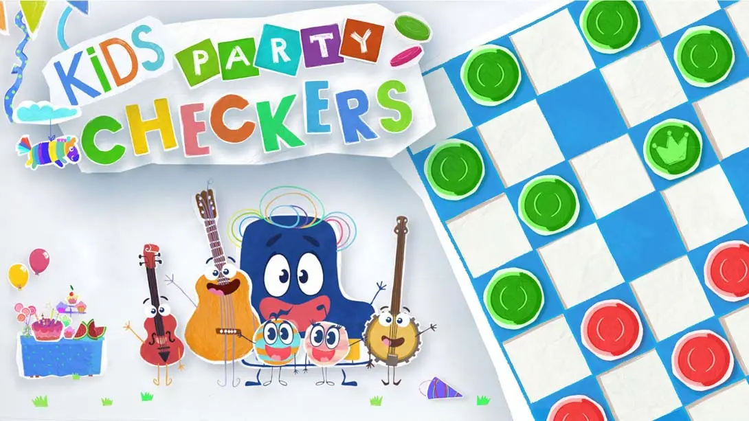 《儿童派对跳棋 .Kids Party Checkers》Switch版1.0.1补丁_0