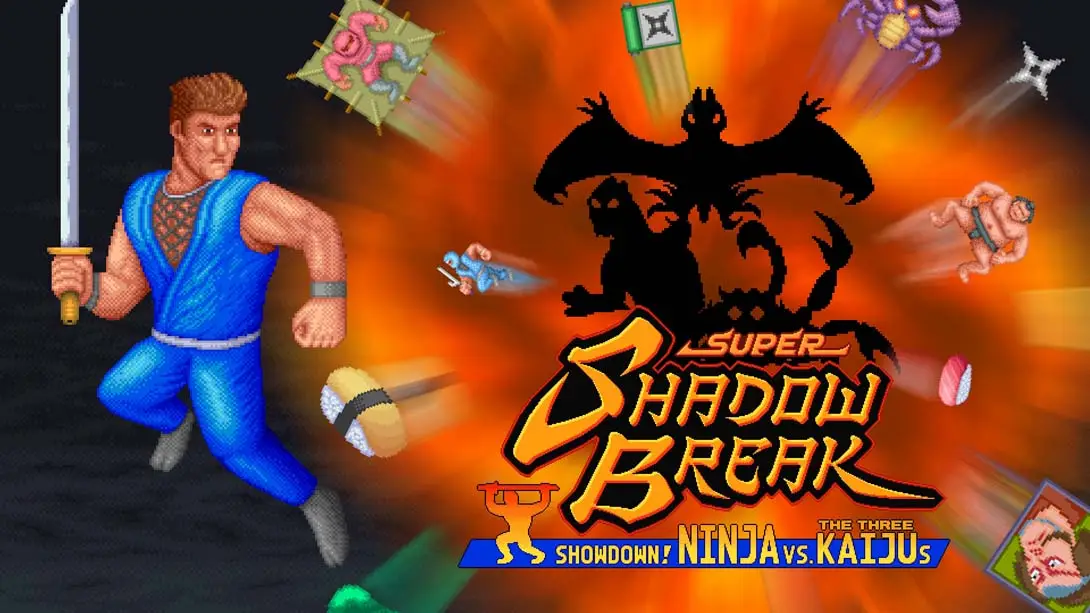 《超级暗影破坏：对决！忍者 VS 三个怪兽 Super Shadow Break : Showdown! NINJA VS The Three KAIJUs》Switch版1.0.0补丁_0