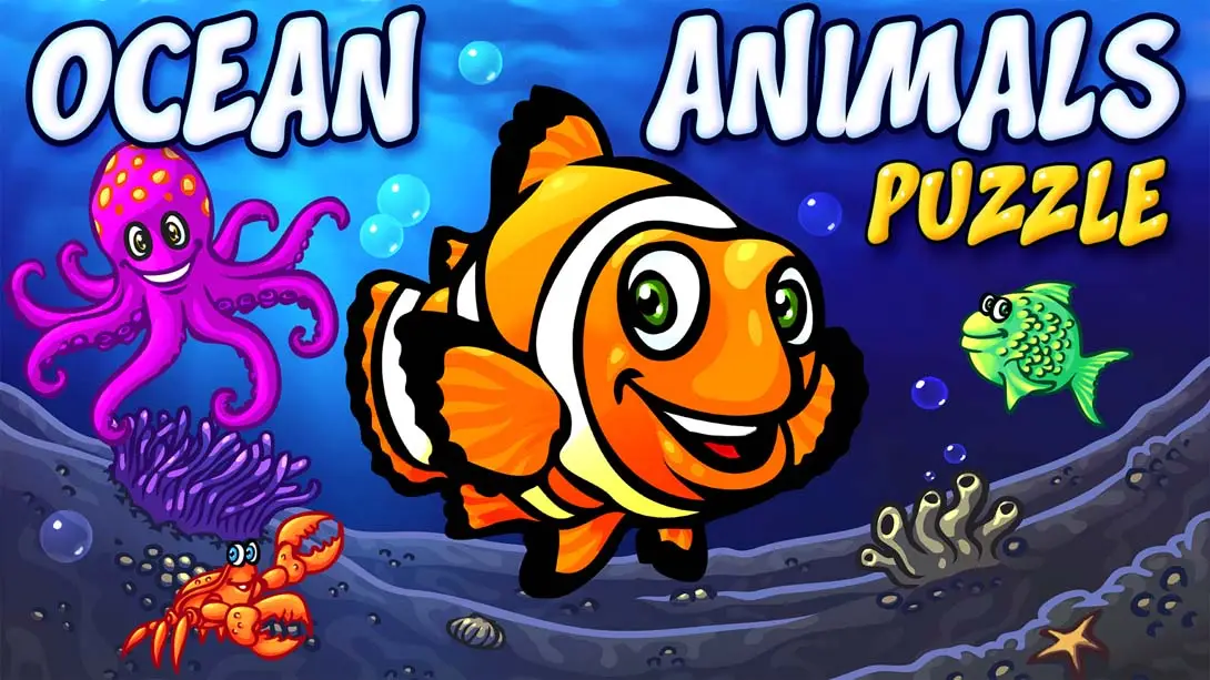 《海洋动物谜题-学龄前儿童动物学习谜题游戏 Ocean Animals Puzzle – Preschool Animal Learning Puzzles Ga》Switch版+1.0.0补丁_0