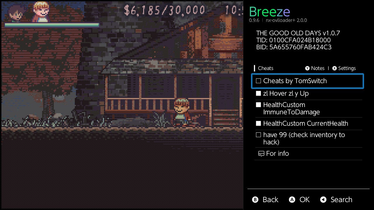 美好旧时光 四宝冒险团大冒险 The Good Old Days Switch 1.0.7 金手指下载_0