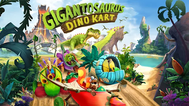 《巨太龙：恐龙卡丁车 .Gigantosaurus: Dino Kart》Switch版+1.1.0补丁_0