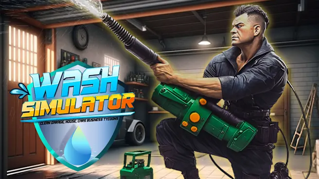 《清洗模拟器-清洁车库 Wash Simulator – Clean Garage, House, Cars Business Tycoons》Switch版+1.0.3补丁_0