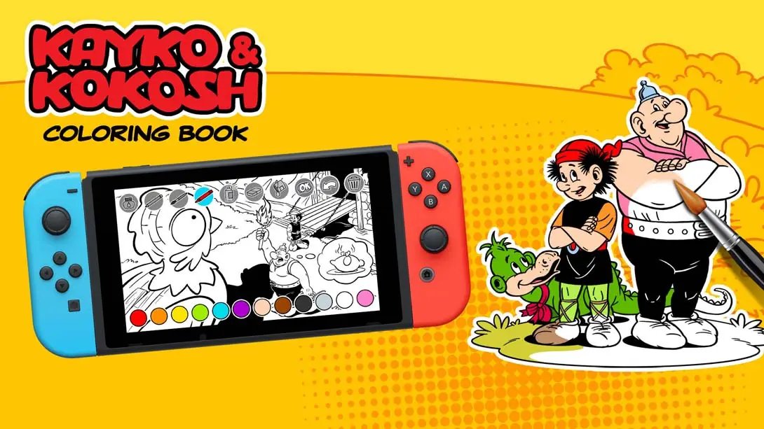 《Kayko and Kokosh Coloring Book》Switch版+1.0.1补丁_0
