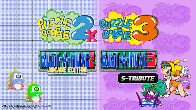 《泡泡龙2X & 泡泡龙3 Puzzle Bobble2X/BUST-A-MOVE2 Arcade Edition & Puzzle Bobble》Switch版+1.0.0补丁_0