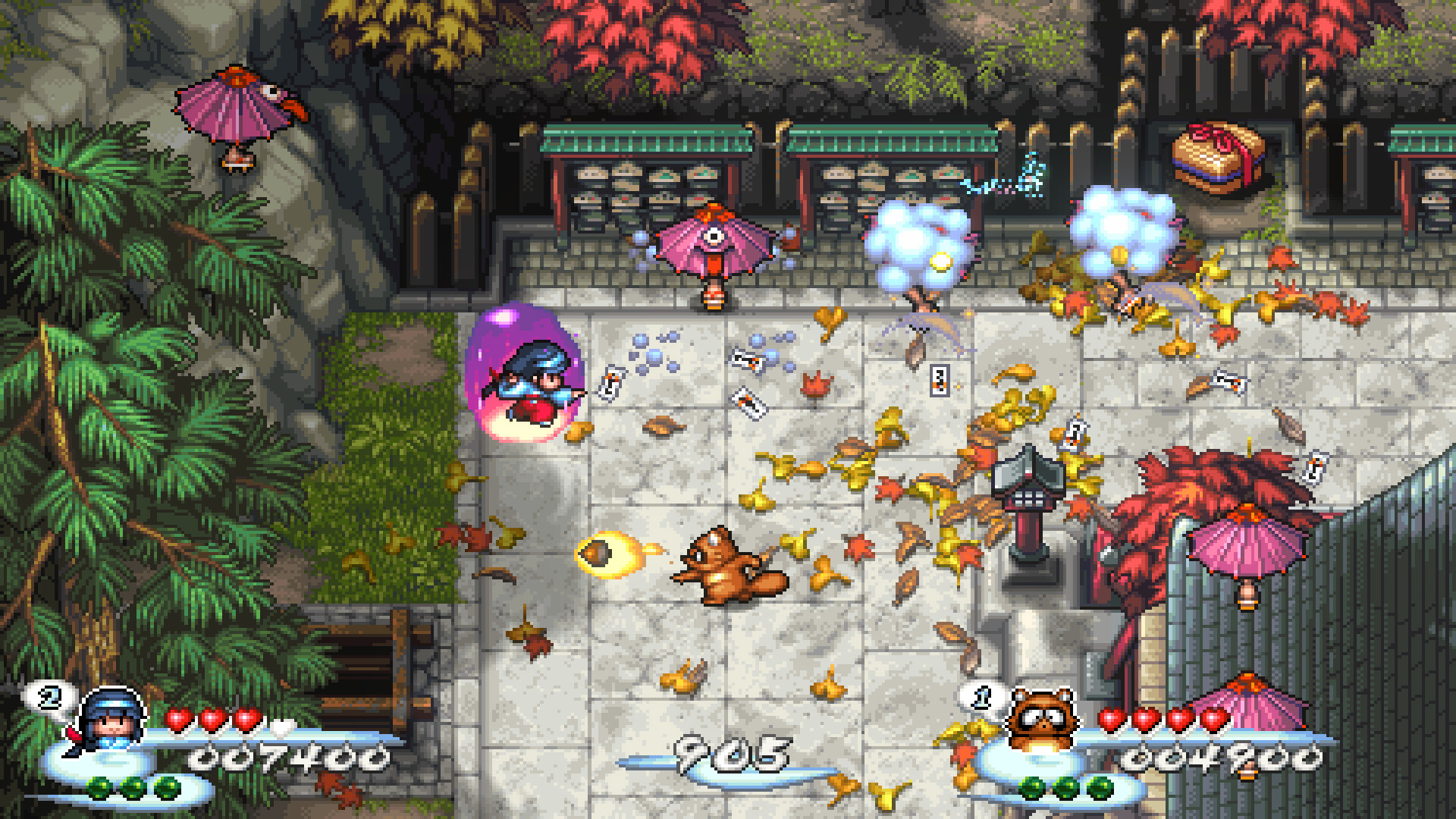 《奇异鬼世界 Pocky & Rocky Reshrined》Switch版+1.0.1补丁_1