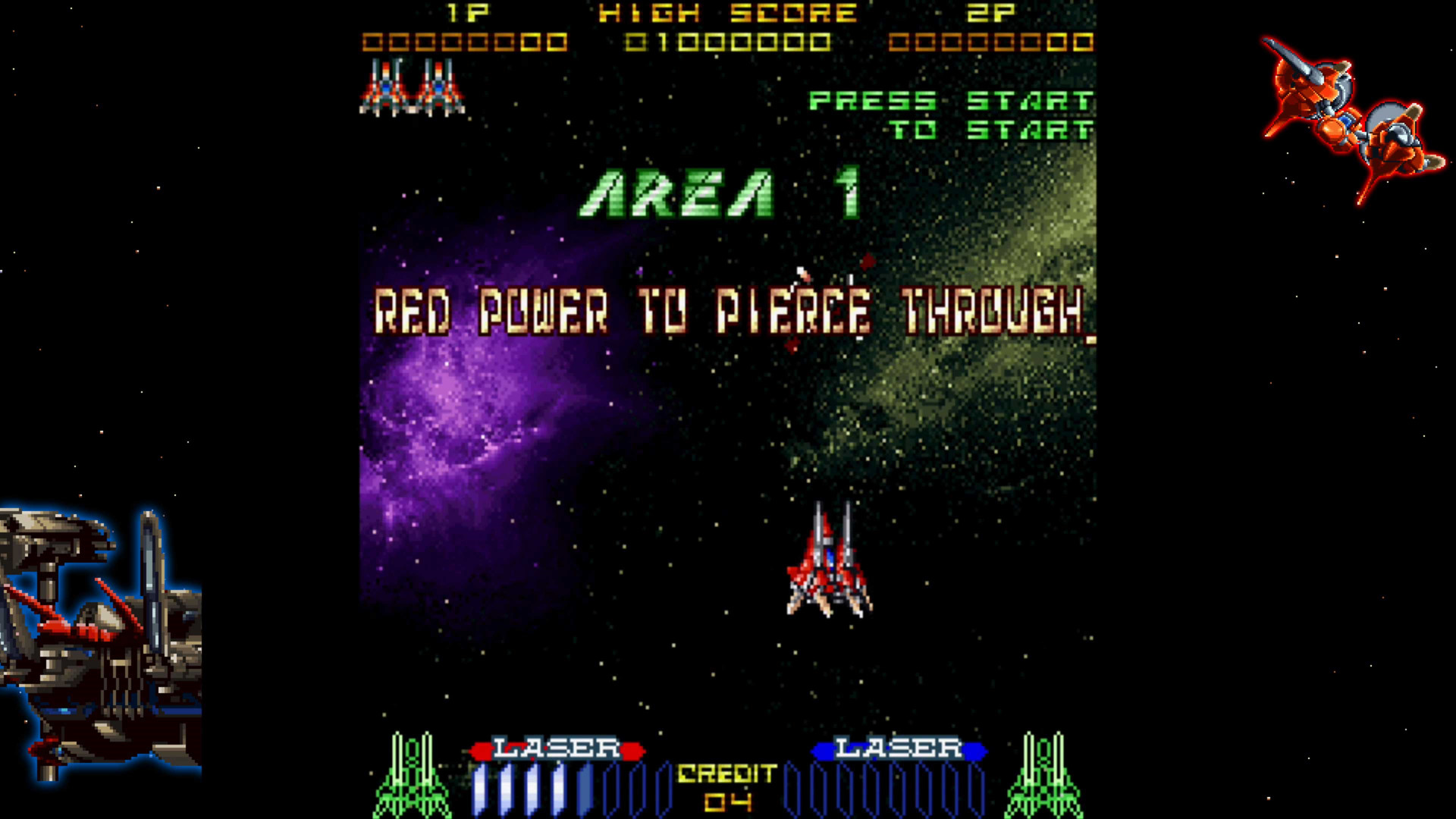 《雷射战机 复刻版 Layer Section & Galactic Attack S-Tribute》Switch版+1.0.1补丁_2