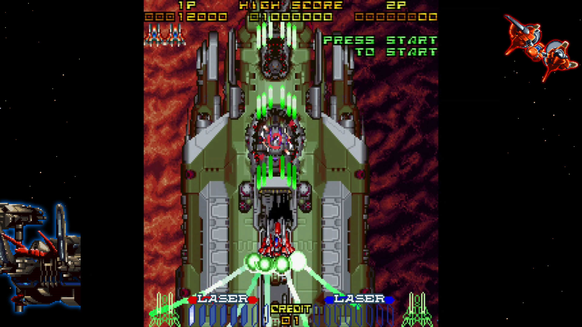 《雷射战机 复刻版 Layer Section & Galactic Attack S-Tribute》Switch版+1.0.1补丁_1